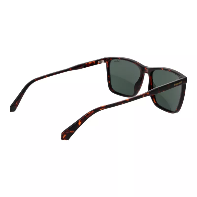 POLAROID Herren-Sonnenbrille PLD4180S58086 Havana Braun Polarisiert Rechteckig