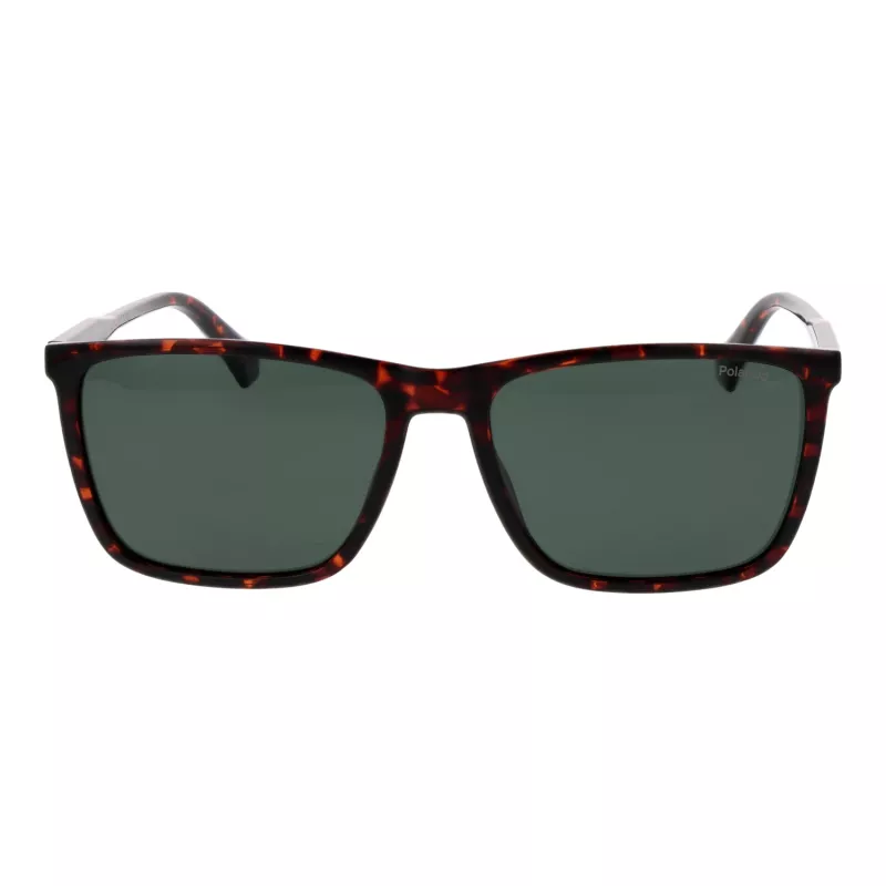 POLAROID Herren-Sonnenbrille PLD4180S58086 Havana Braun Polarisiert Rechteckig