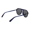 POLAROID Herren PLD6225S57PJP Rechteckige Polarisierte Sonnenbrille - Schwarz/Grau