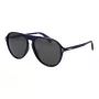 POLAROID Herren PLD6225S57PJP Rechteckige Polarisierte Sonnenbrille - Schwarz/Grau