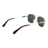 POLAROID Herren PLD6235SX56PE Polarisierte Sonnenbrille - Schwarzer Rahmen Graue Gläser 56/17/145 mm
