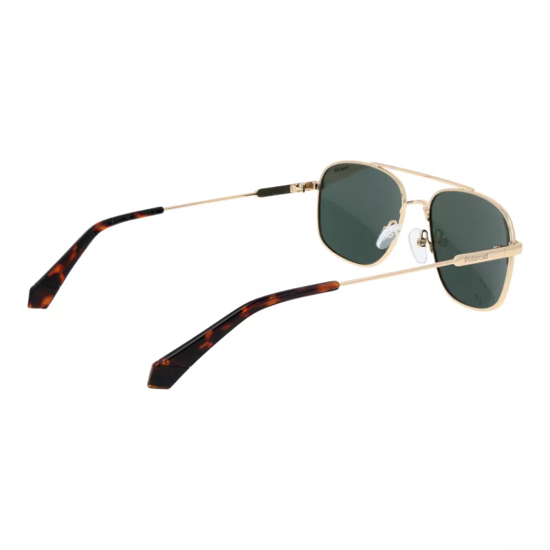 POLAROID Herren PLD6235SX56PE Polarisierte Sonnenbrille - Schwarzer Rahmen Graue Gläser 56/17/145 mm
