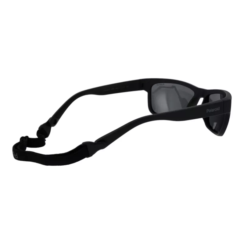 POLAROID Herren PLD7031S59807 Polarisierte Sonnenbrille - Schwarzer Rahmen Graue Gläser 59mm