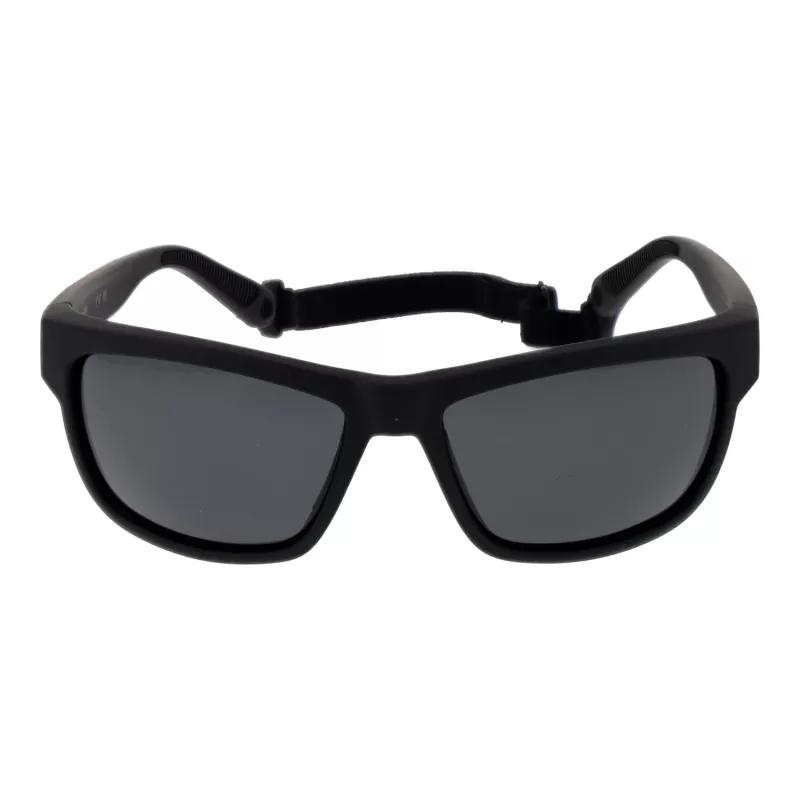 POLAROID Herren PLD7031S59807 Polarisierte Sonnenbrille - Schwarzer Rahmen Graue Gläser 59mm