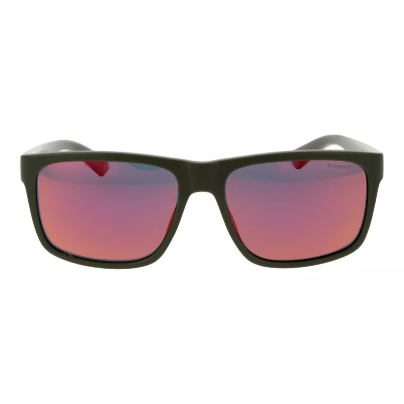 Polaroid PLD 2149/S Herren Rechteck-Sonnenbrille - Braun Havana Gestell, Braune Polarisierte Gläser - 57/17/140 mm