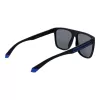 Polaroid PLD 2162/S 560VK Herren Rechteckige Polarisierte Sonnenbrille - Matt Schwarz/Grau - 56/16/140 mm