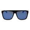 Polaroid PLD 2162/S 560VK Herren Rechteckige Polarisierte Sonnenbrille - Matt Schwarz/Grau - 56/16/140 mm