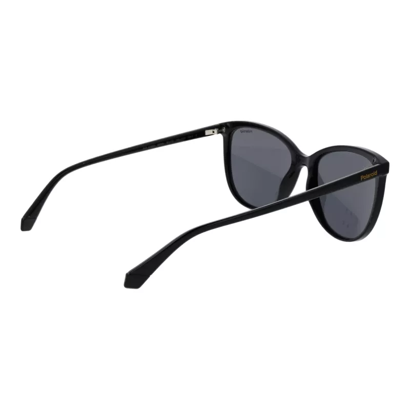 Polaroid PLD 4138/S 55807 Damen Polarisierte Sonnenbrille - Schwarzer Rahmen Graue Gläser 55mm