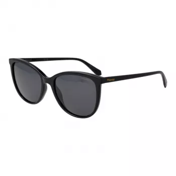 Polaroid PLD 4138/S 55807 Damen Polarisierte Sonnenbrille - Schwarzer Rahmen Graue Gläser 55mm