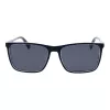Polaroid PLD 4180/S Herren Rechteck-Sonnenbrille - Schwarzer Rahmen Grau/Grün Polarisierte Gläser 58mm