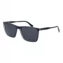 Polaroid PLD 4180/S Herren Rechteck-Sonnenbrille - Schwarzer Rahmen Grau/Grün Polarisierte Gläser 58mm