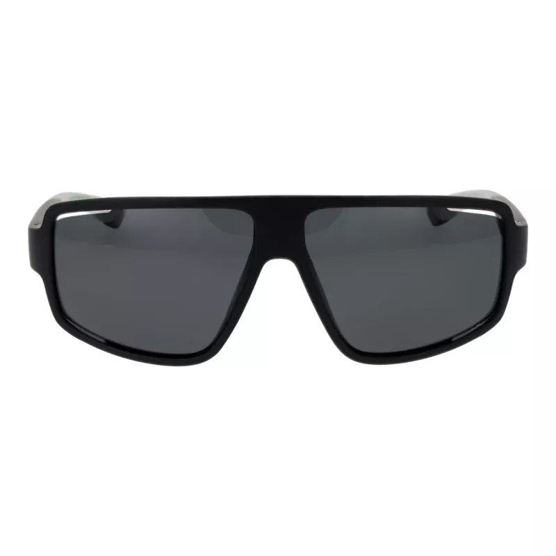 Polaroid PLD 7054/S Herren Rechteck-Sonnenbrille - Matt Schwarzer Rahmen, Grüne Polarisierte Gläser - 61/12/140 mm