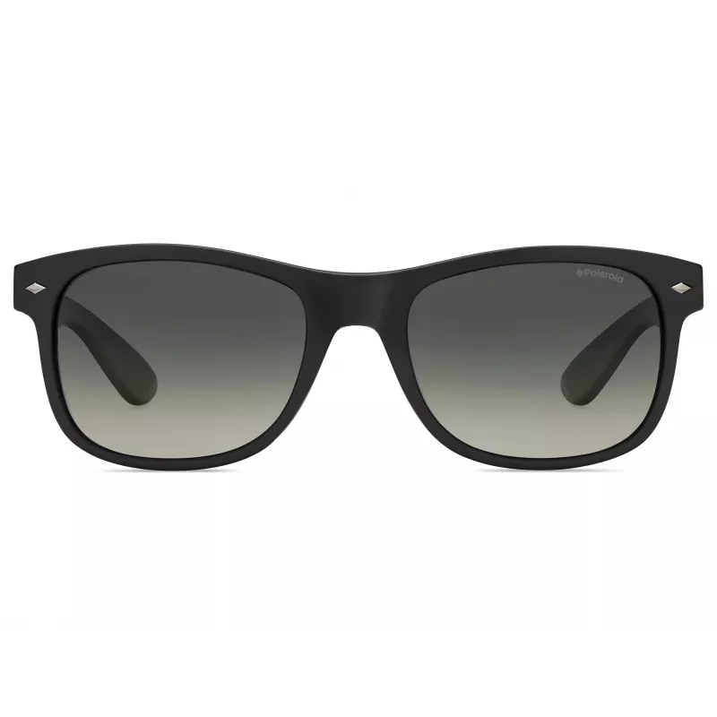 POLAROID PLD1015SDL5LB Herren Polarized Sonnenbrille - Matt Schwarz Rahmen, Graue Gläser, 53 mm