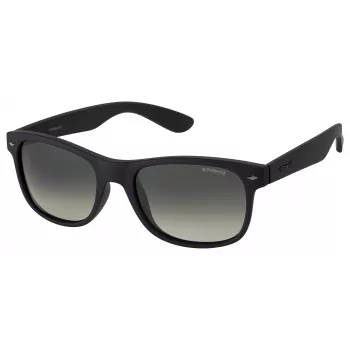 POLAROID PLD1015SDL5LB Herren Polarized Sonnenbrille - Matt Schwarz Rahmen, Graue Gläser, 53 mm