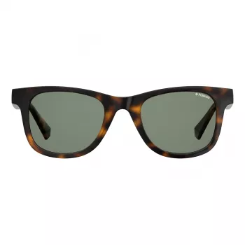 Polaroid PLD1016SNEW08 Herren Rechteckige Polarisierte Sonnenbrille Havana Braun