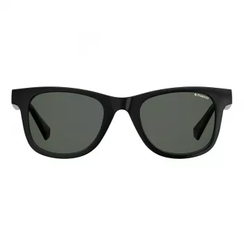 POLAROID PLD1016SNEW80 Herren Polarized Sonnenbrille - Schwarzer Rahmen Graue Gläser 50mm