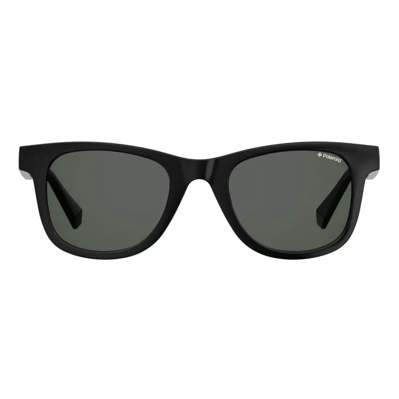 POLAROID PLD1016SNEW80 Herren Polarized Sonnenbrille - Schwarzer Rahmen Graue Gläser 50mm