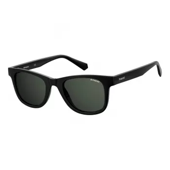 POLAROID PLD1016SNEW80 Herren Polarized Sonnenbrille - Schwarzer Rahmen Graue Gläser 50mm