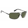 POLAROID PLD2101S003UC Herren Rechteckige Polarisierte Sonnenbrille - Schwarz/Grau