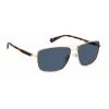 POLAROID PLD2119GSJ5GC Herren-Aviator-Sonnenbrille - Goldener Rahmen, grüne polarisierte Gläser
