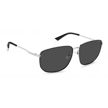 POLAROID PLD2120GS84JM Herren Rechteckige Havanna Sonnenbrille mit Polarisierenden Braunen Gläsern