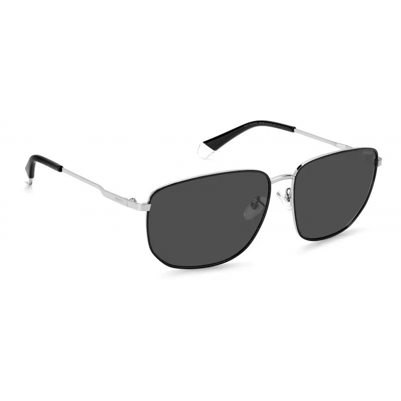 POLAROID PLD2120GS84JM Herren Rechteckige Havanna Sonnenbrille mit Polarisierenden Braunen Gläsern