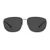 POLAROID PLD2120GS84JM Herren Rechteckige Havanna Sonnenbrille mit Polarisierenden Braunen Gläsern