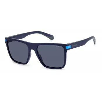 POLAROID PLD2128SFLL Unisex-Sonnenbrille - Eckig Polarisiert UV400 - 55/17/140 mm