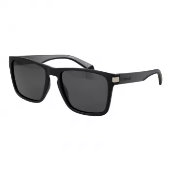 POLAROID PLD2139S56O6W Unisex Rechteck-Sonnenbrille - Havana Rahmen, Braune polarisierte Gläser, 56/18/140 mm