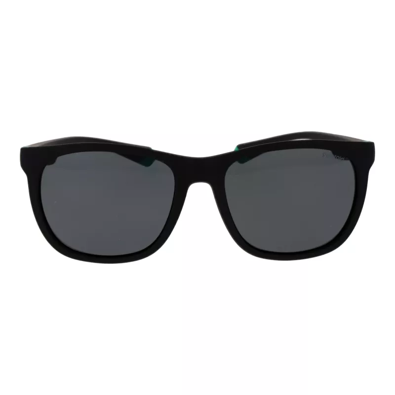 POLAROID PLD2140S543OL Unisex eckige Sonnenbrille - Havanna-Acetatrahmen, grüne polarisierte Polycarbonatgläser, UV400-Schutz