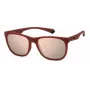 Polaroid PLD2140ST9H Unisex-Sonnenbrille - Schwarzer Rahmen, Graue polarisierte Gläser, 55 mm
