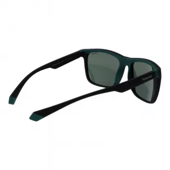 POLAROID PLD2141S563OL Unisex Sonnenbrille - Havanna Rahmen, Grüne polarisierte Gläser, 57 mm