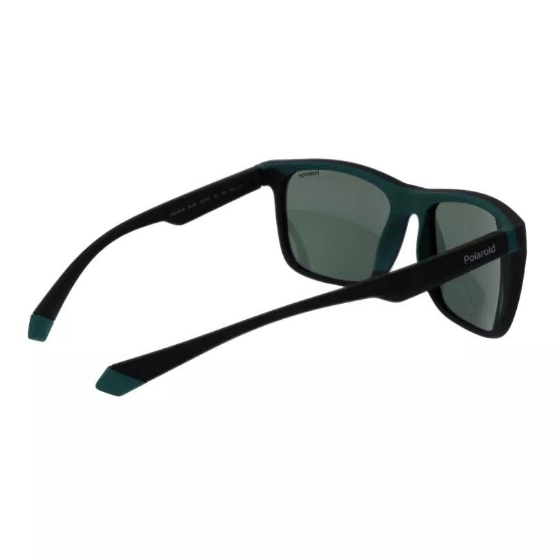 POLAROID PLD2141S563OL Unisex Sonnenbrille - Havanna Rahmen, Grüne polarisierte Gläser, 57 mm