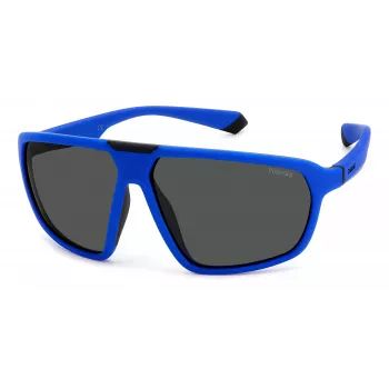 POLAROID PLD2142SDOF Unisex Rechteck-Sonnenbrille - Polarisiert UV400 - 61mm Glas