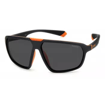 POLAROID PLD2142SRC2 Unisex Rechteck-Sonnenbrille - Havanna-Rahmen, braune polarisierte Gläser