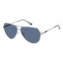 POLAROID PLD2145GSX6LB Herren Pilot-Sonnenbrille - Schwarzer Rahmen, Graue polarisierte Gläser, UV400
