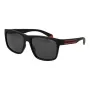 Polaroid PLD2149S578LZ Herren-Sonnenbrille, eckiges Havanna-Acetat mit polarisierten braunen Gläsern, 57/17/140 mm