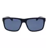POLAROID PLD2149S57PJP Herren rechteckige polarisierte Sonnenbrille - Schwarzer Rahmen graue Gläser 57mm