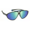 POLAROID PLD2151/S Unisex Sonnenbrille Havana Rahmen Grüne Polarisierte Gläser 62mm