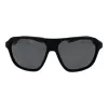 Polaroid PLD2152S58PGC Unisex Rechteck-Sonnenbrille - Grauer Rahmen, Graue polarisierte Gläser, UV400