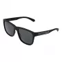 Polaroid PLD2155S57003 Herren-Rechteck-Sonnenbrille - Schwarzer Rahmen, graue polarisierte Gläser