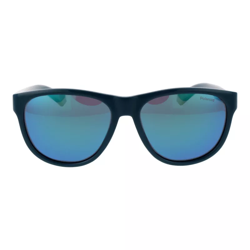 Polaroid PLD2156S56ZI9 Unisex Rechteck-Sonnenbrille - Havana/Grau Polarisiert