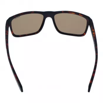 Polaroid PLD2158S58HGC Herren Rechteck-Sonnenbrille - Schwarzer Rahmen Graue Polarisierte Gläser 58mm
