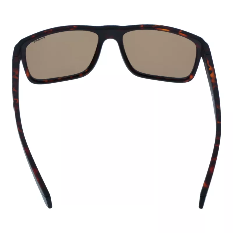 Polaroid PLD2158S58HGC Herren Rechteck-Sonnenbrille - Schwarzer Rahmen Graue Polarisierte Gläser 58mm