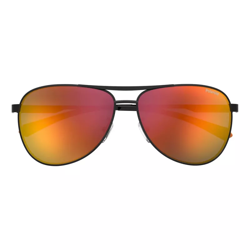 POLAROID PLD2160GSX807 Herren Polarized Sonnenbrille - Schwarzer Rahmen Graue Gläser 62mm