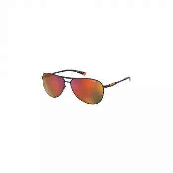 POLAROID PLD2160GSX807 Herren Polarized Sonnenbrille - Schwarzer Rahmen Graue Gläser 62mm