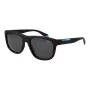 Polaroid PLD2163/S Unisex Sonnenbrille - Schwarzer Rahmen, Graue polarisierte Gläser - 54 mm