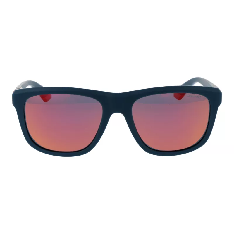 POLAROID PLD2163S545BF Unisex Square Sonnenbrille - Havana Propionat Rahmen - Braune polarisierte Polycarbonat-Gläser - 54/18/145 mm