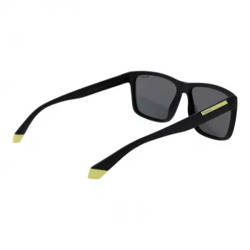 POLAROID PLD2164S58003 Herren Rechteckige Polarisierte Sonnenbrille - Schwarz/Grau 58mm