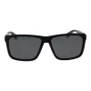 POLAROID PLD2164S58003 Herren Rechteckige Polarisierte Sonnenbrille - Schwarz/Grau 58mm